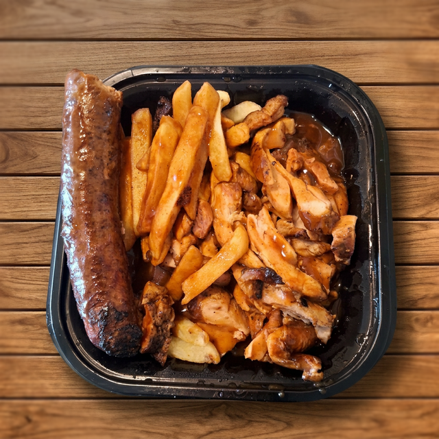 Large Chicken Tip and Turkey Link.